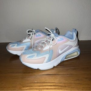 nike air max 200 barely rose women's shoe